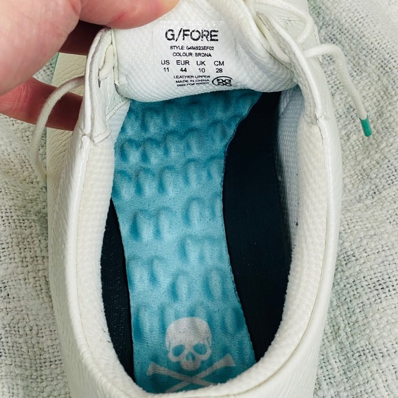 G/FORE Gallivantor Golf Shoe Camo Pebble G4MS23EF02 Sardina White / Green Sz 11 - Picture 12 of 16